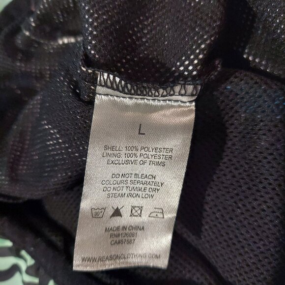 Reason Jacket Adult Large Windbreaker Hoodie Comic Strip money calls looks great - Picture 5 of 7